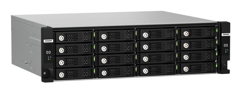 16-bay 3U rackmount SAS 12Gbps JBOD dual controller expansion enclosure with SAS expander 2.5in/3.5in SAS 12Gbps drives (2.5in SATA 6Gbps drives w/optional QDA-SA2 accessory) 3 x SFF-8644 Mini-SAS HD SAS 12Gbps ports per controller redundant PSU thumbnail