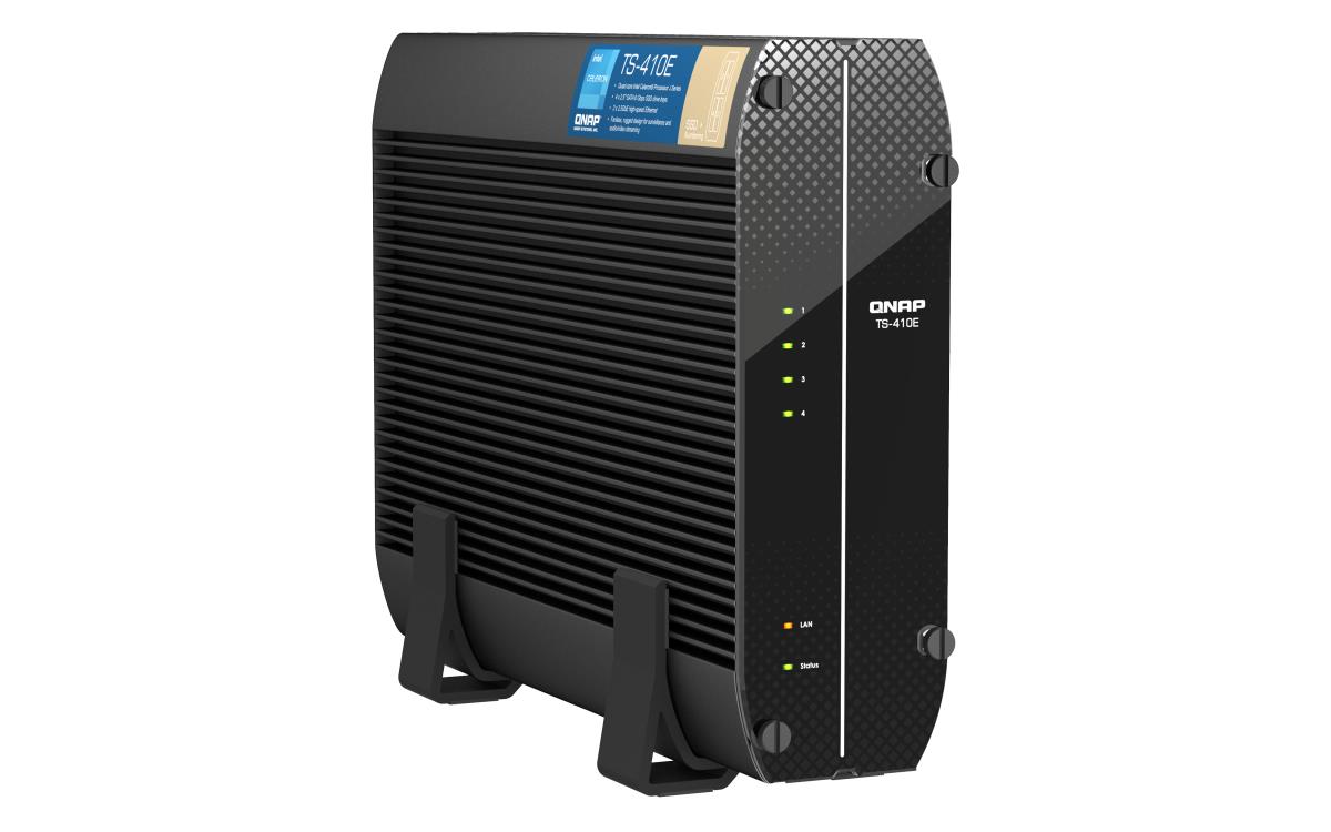 4-bay Tower NAS  Intel Celeron J6412 quad-core onboard 8GB RAM (not expandable) 4 x 2.5-inch SATA slots 2 x 2.5GbE 1 x HDMI 1.4b 4 x USB 3.2 Gen2 Type-A thumbnail