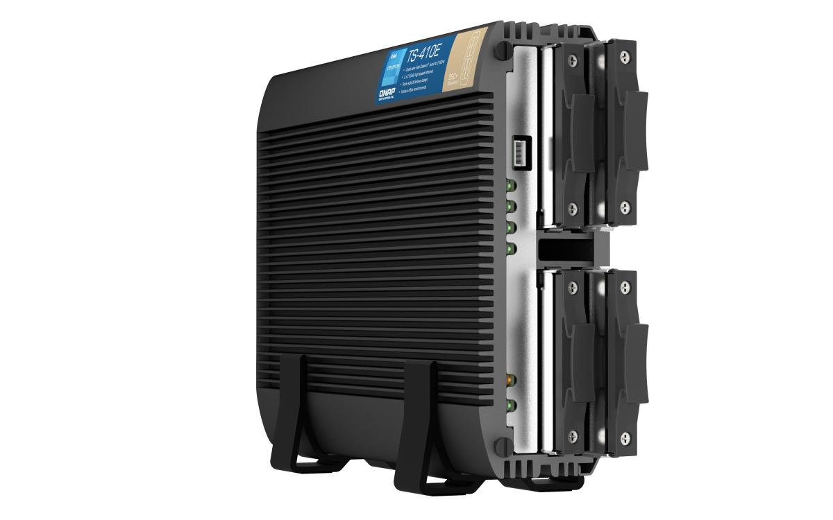 4-bay Tower NAS  Intel Celeron J6412 quad-core onboard 8GB RAM (not expandable) 4 x 2.5-inch SATA slots 2 x 2.5GbE 1 x HDMI 1.4b 4 x USB 3.2 Gen2 Type-A thumbnail