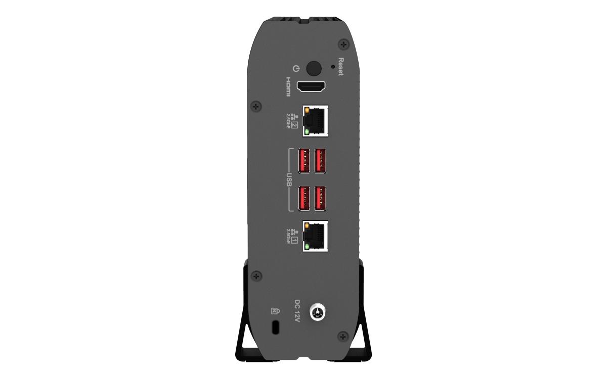 4-bay Tower NAS  Intel Celeron J6412 quad-core onboard 8GB RAM (not expandable) 4 x 2.5-inch SATA slots 2 x 2.5GbE 1 x HDMI 1.4b 4 x USB 3.2 Gen2 Type-A thumbnail