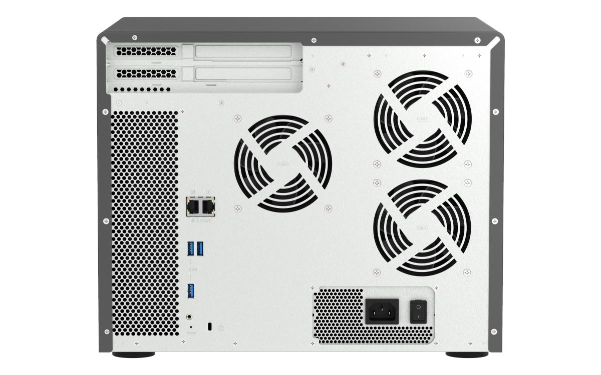 16-Bay NAS | Intel Atom C5125 8-core/8-thread 2.8GHz processor | 8 GB UDIMM DDR4 non-ECC (1 x 8GB) | 4 x UDIMM DDR4 slots with ECC supported | 16 x 2.5in/3.5in SATA HDD/SSD bays + 4 x 2.5in SATA SSD bays | 2 x M.2 2280 PCIe Gen3 x2 slots | thumbnail