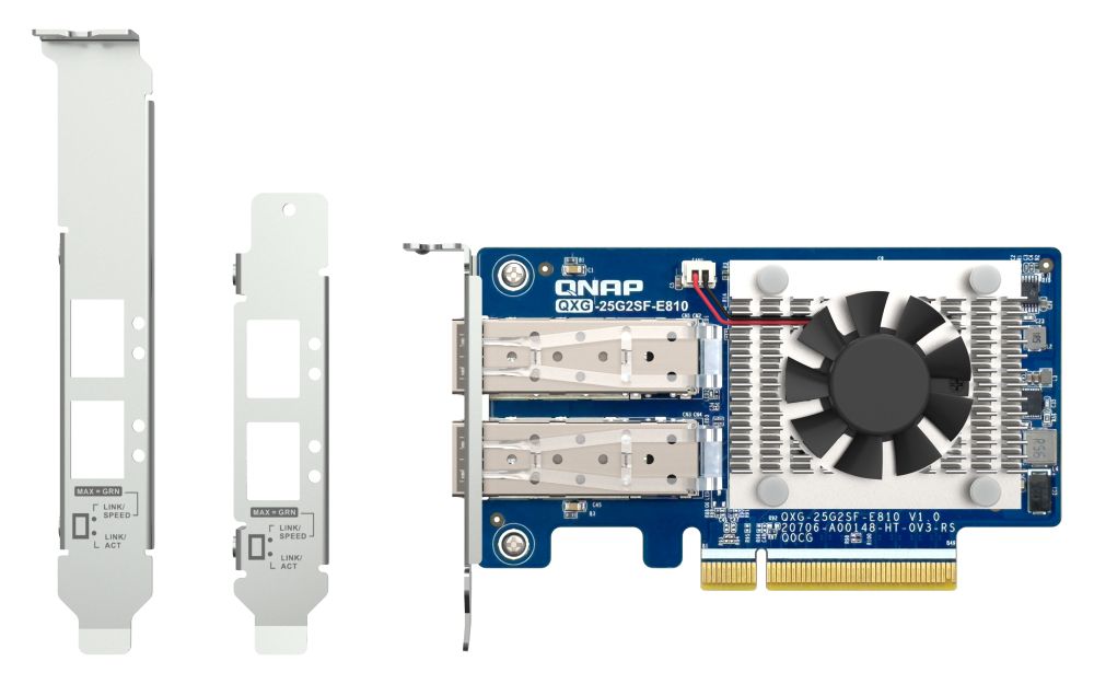 Dual-port SFP28 25GbE network expansion card low-profile form factor PCIe Gen4 x8 thumbnail