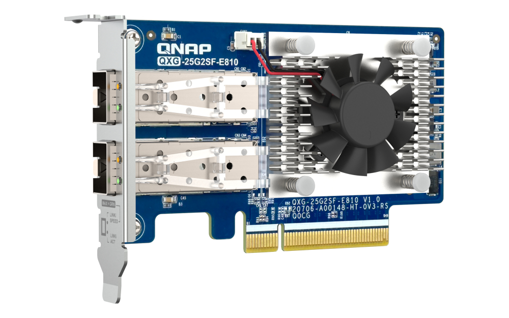 Dual-port SFP28 25GbE network expansion card low-profile form factor PCIe Gen4 x8 thumbnail