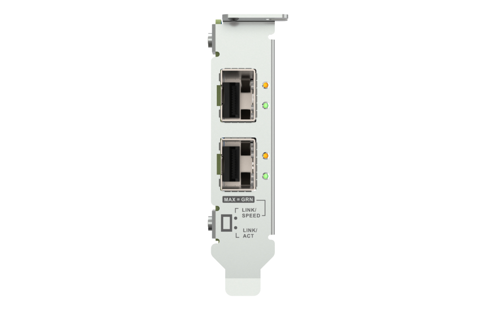 Dual-port SFP28 25GbE network expansion card low-profile form factor PCIe Gen4 x8 thumbnail