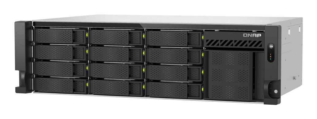 3U short-depth Rackmount NAS | 12x3.5in & 4xE1.S | Intel Atom C5125 8C 2.8GHz | 8GB RAM | 2 x 2.5GbE  | 1 x 10GBASE-T  | 2 x PCIe Gen3 x4 | 2 x 550W redundant PSU thumbnail