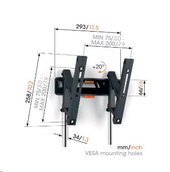 DISPLAY WALL MOUNT - 19-43 TILT thumbnail