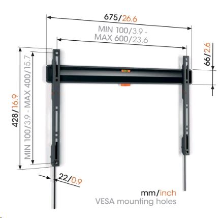 DISPLAY WALL MOUNT - 40-100 FLAT thumbnail