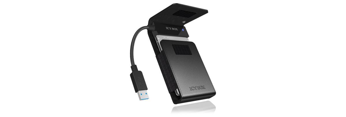 EU Product - Adapter Cable For 2.5in SSD + USB3.0 HDD With Leatherette Box thumbnail