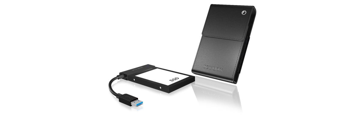 EU Product - Adapter Cable For 2.5in SSD + USB3.0 HDD With Leatherette Box thumbnail
