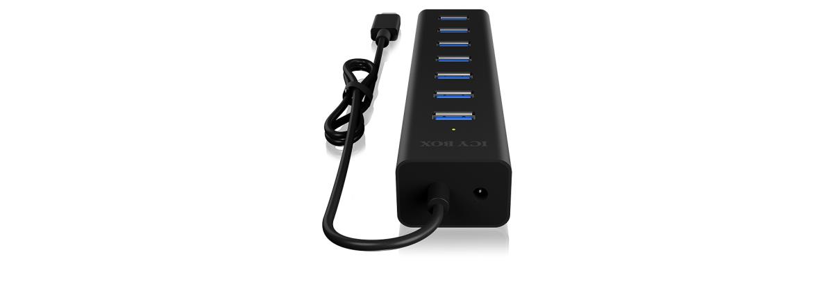 EU Product - Hub  7-Port IcyBox USB 3.0 IB-HUB1700-C3 USB 3.0 Type-C (b) retail thumbnail