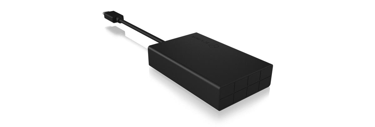 EU Product - Adapter IcyBox ext. Kartenleser USB TypeC -> SD/microSD/CF retail thumbnail