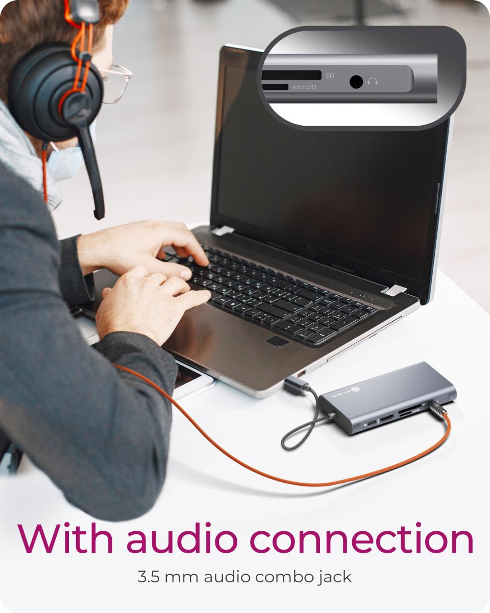 EU Product - IB-DK4040-CPD - Dockingstation - Usb-C thumbnail