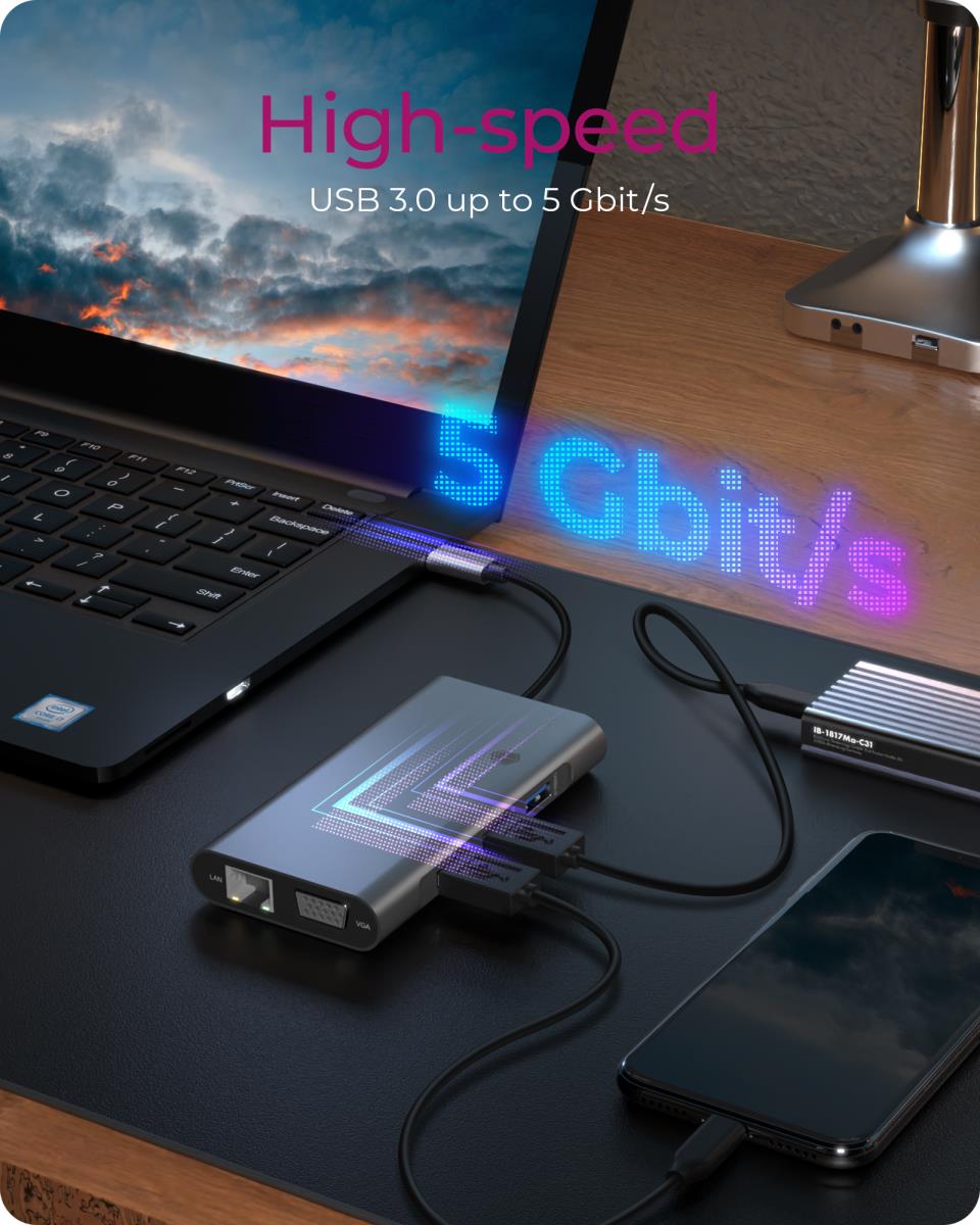 EU Product - IB-DK4040-CPD - Dockingstation - Usb-C thumbnail