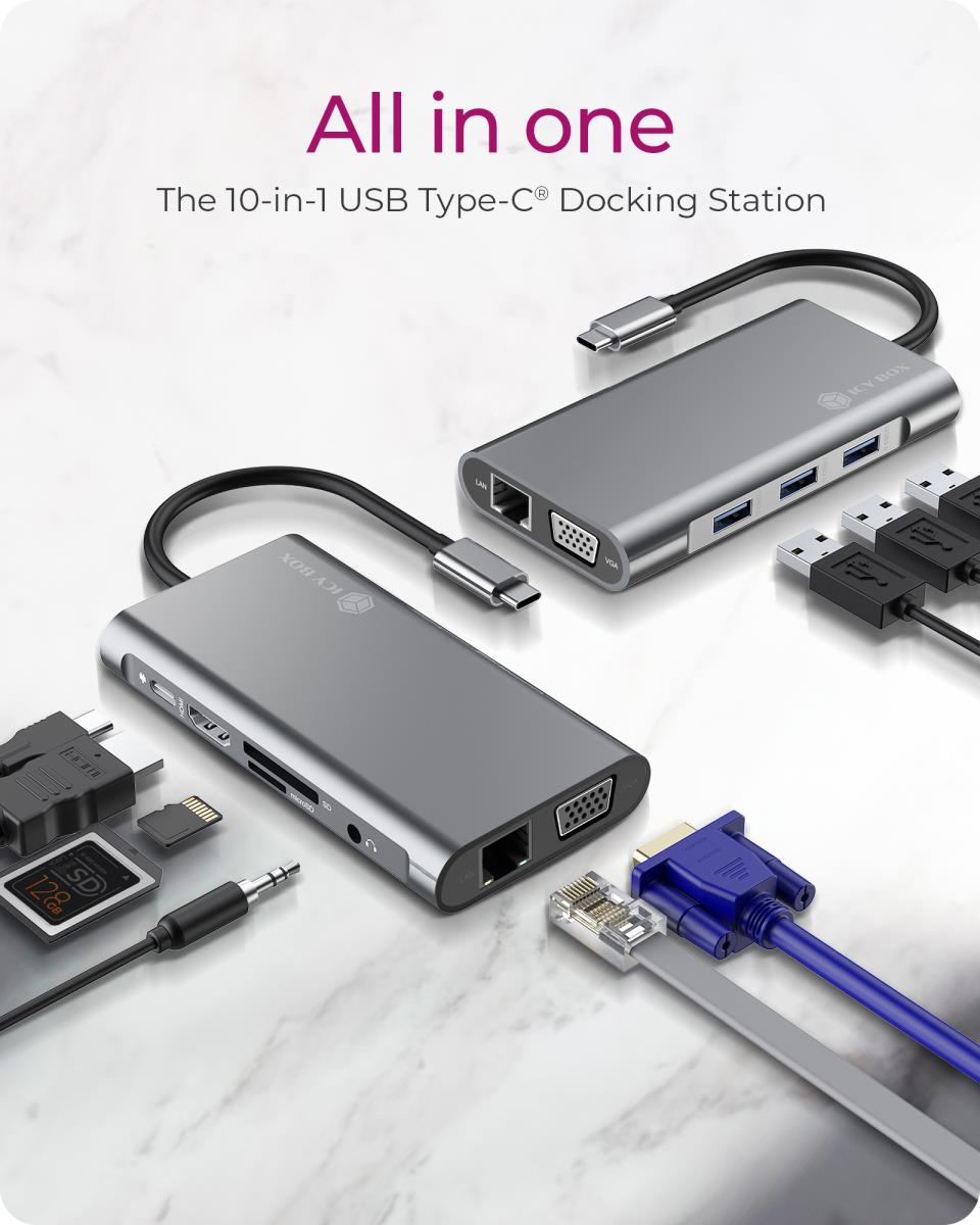 EU Product - IB-DK4040-CPD - Dockingstation - Usb-C thumbnail
