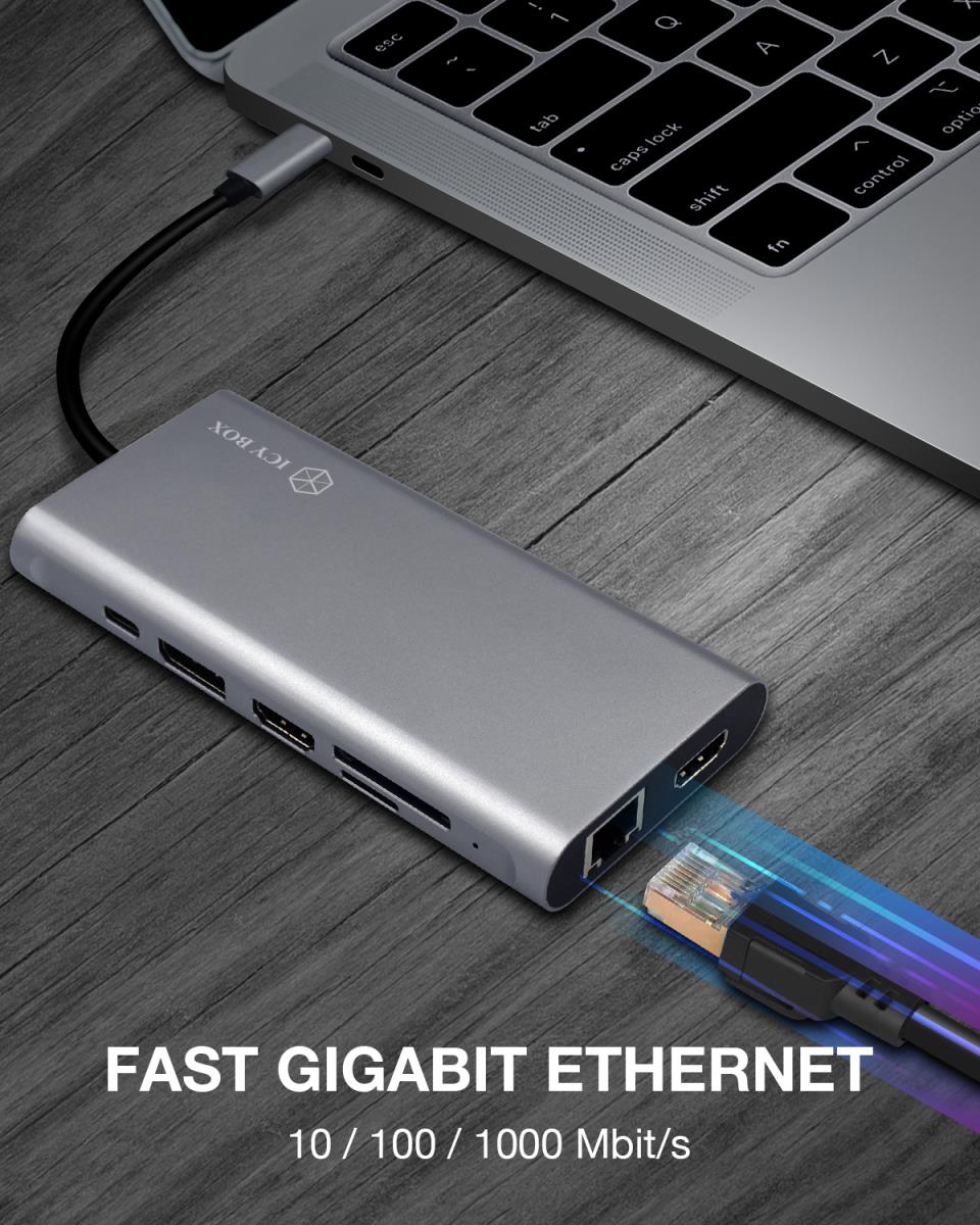 EU Product - IB-DK4050-CPD 12-in-1 Usb-C Dock 100W PD thumbnail