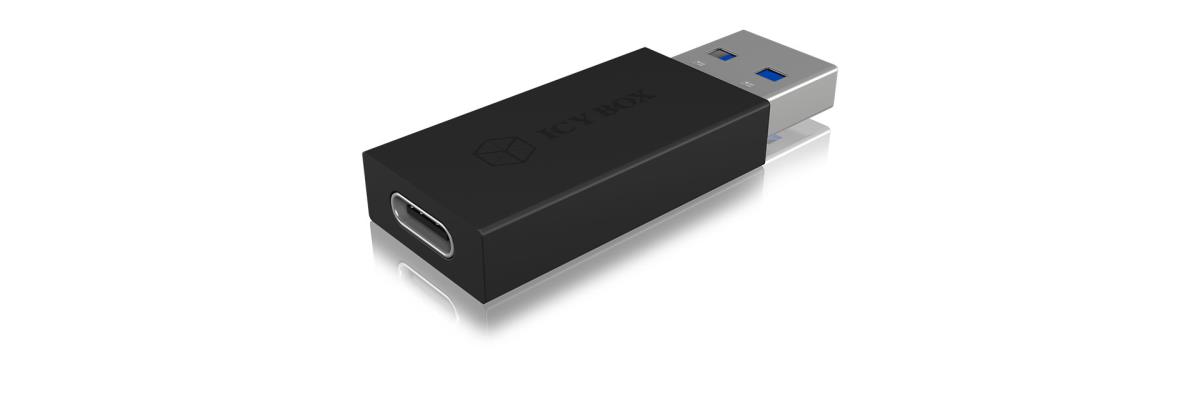 EU Product - Adapter IcyBox USB 3.1 Type A Stecker -> USB Type C Stecker retail thumbnail