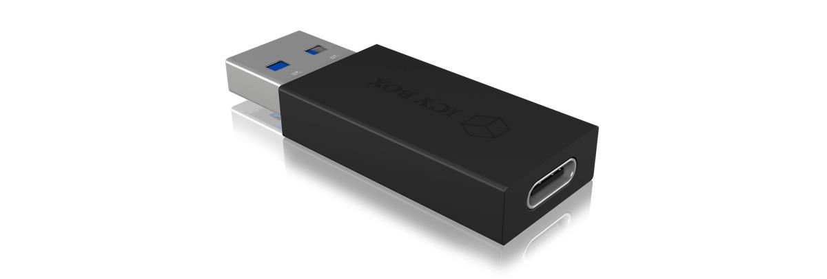 EU Product - Adapter IcyBox USB 3.1 Type A Stecker -> USB Type C Stecker retail thumbnail