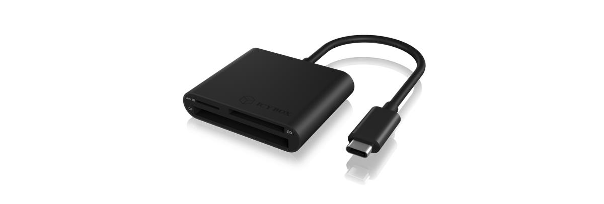 EU Product - Adapter IcyBox ext. Multi Kartenleser Type-C USB 3.0 extern retail thumbnail