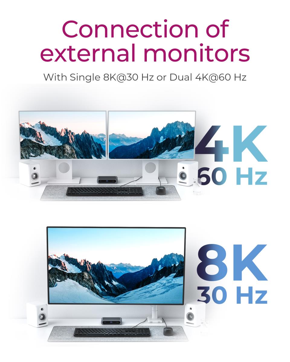 EU Product - IB-Hub801-TB4 - Hub - 3 x Thunderbolt 4+ 1 USB 3.2 Gen 2 thumbnail