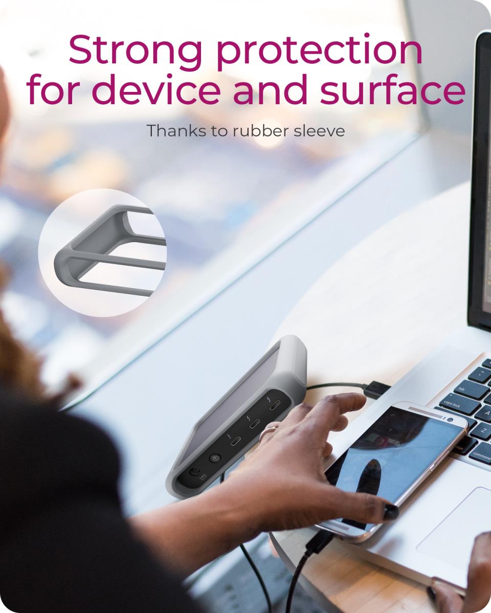 EU Product - IB-Hub801-TB4 - Hub - 3 x Thunderbolt 4+ 1 USB 3.2 Gen 2 thumbnail