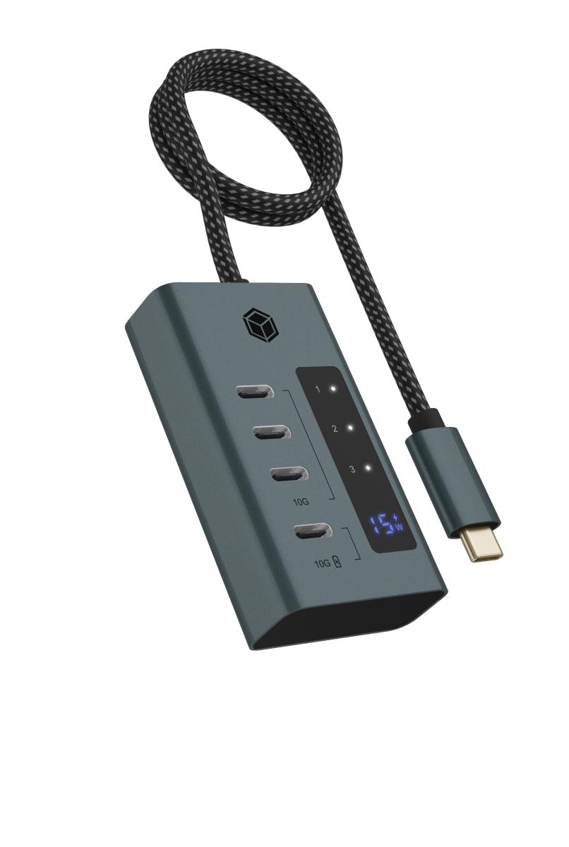 EU Product - Hub  4-Port IcyBox Hub USB 3.2 Gen 2 Type-C retail thumbnail