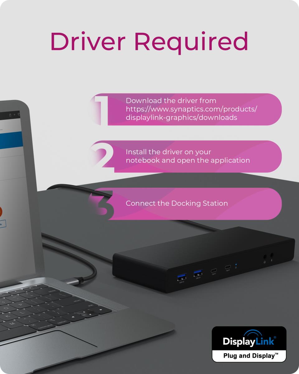 EU Product - Dockingstation IcyBox USB Type-C mit 2 Videoschnittstellen retail thumbnail