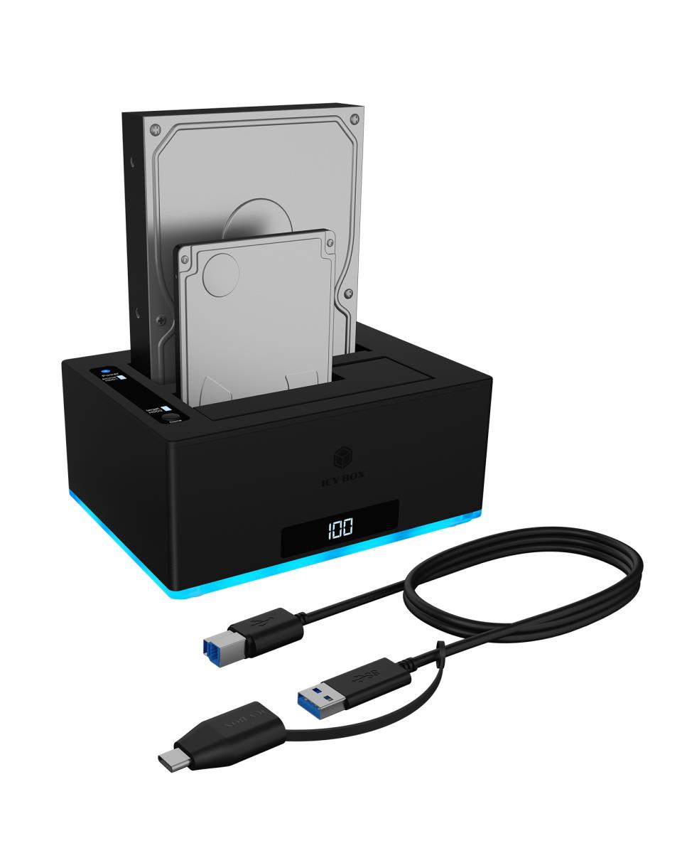 EU Product - Docking- & Klonstation IcyBox 2,5