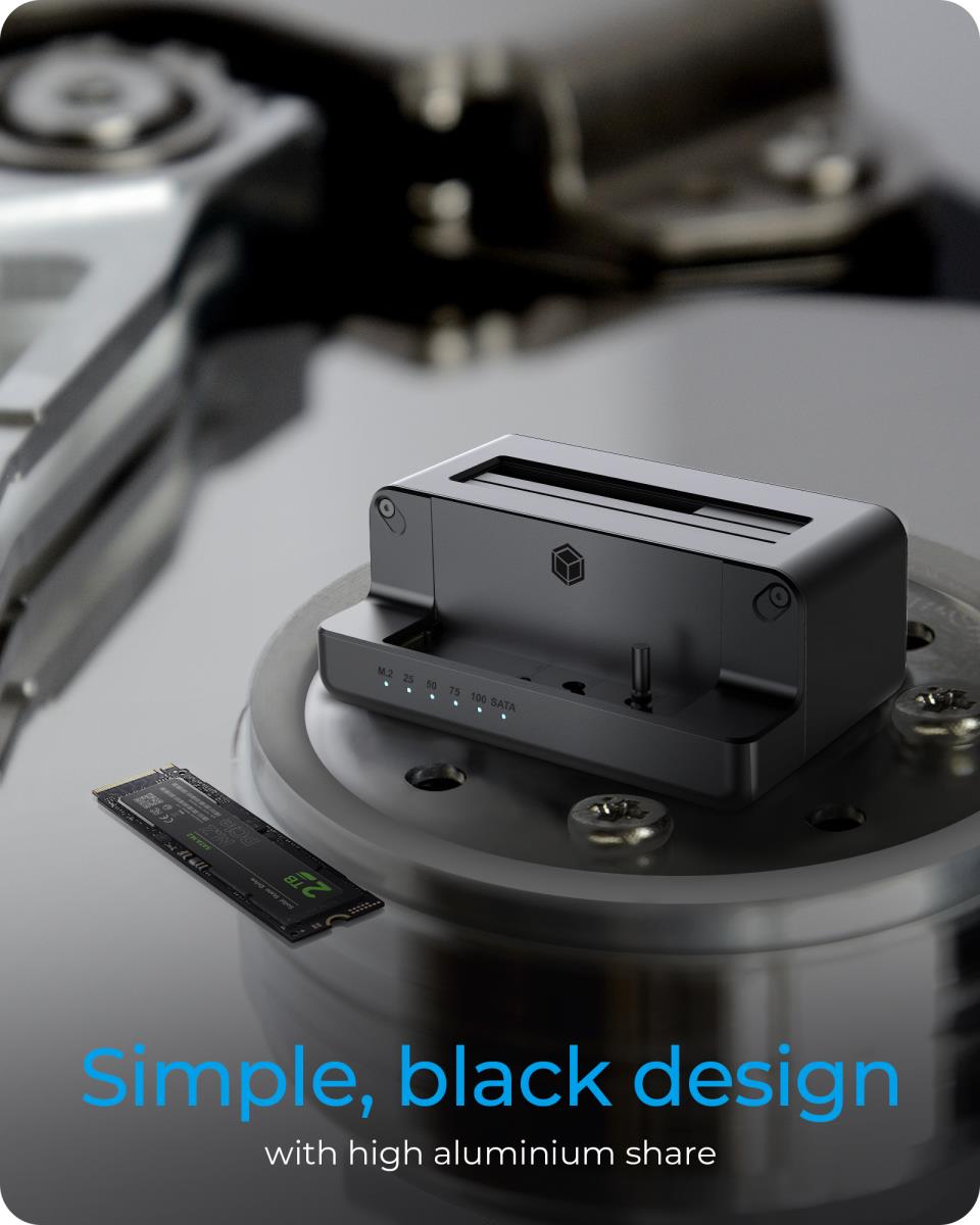 EU Product - IB-2914MSCL-C31 Klonstation fr M.2 MVMe SSD 2.5