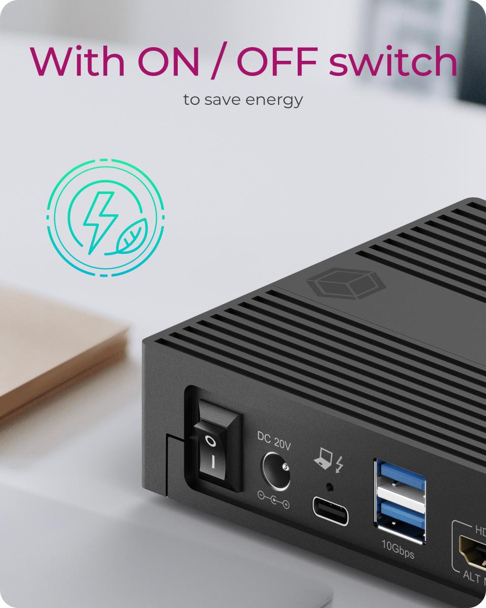EU Product - Dockingstation IcyBox Hybrid mit dreifacher Videoausgabe retail thumbnail