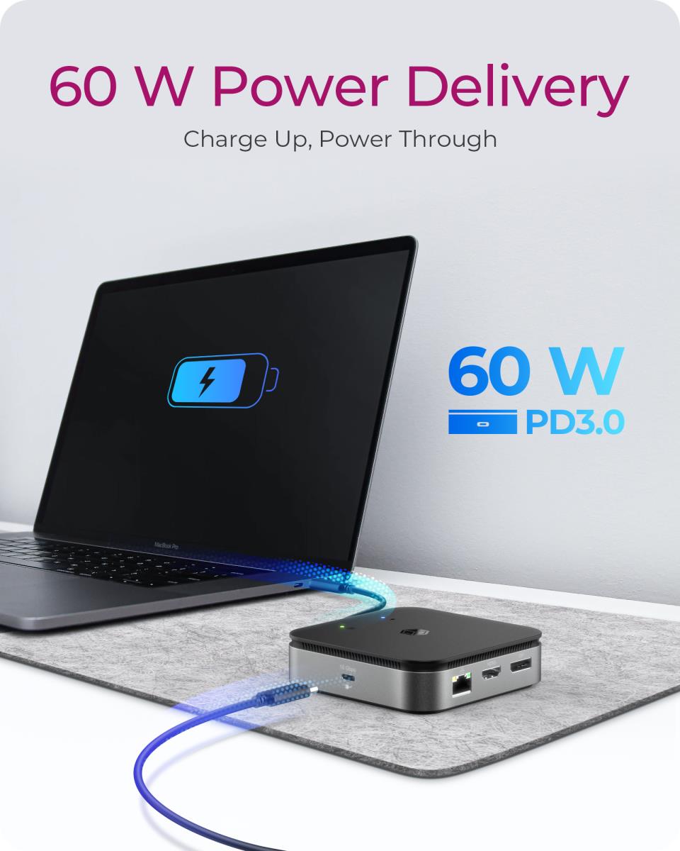 EU Product - Docking Station USB 3.2 Type-C Withdouble Video Output thumbnail