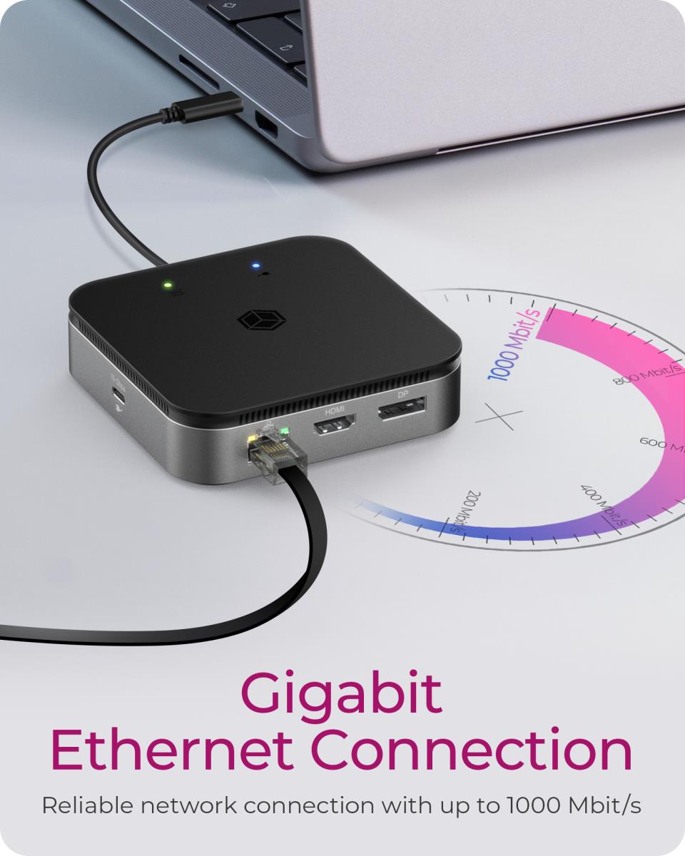 EU Product - Docking Station USB 3.2 Type-C Withdouble Video Output thumbnail