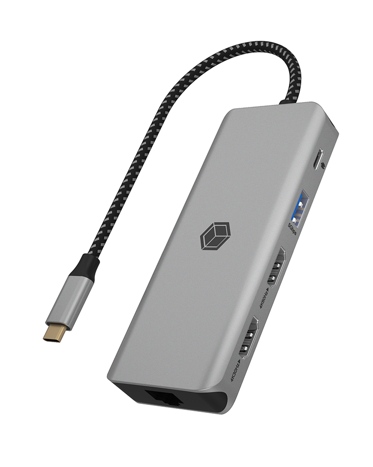 EU Product - Dockingstation IcyBox 9-in-1 mobile USB 3.2 Gen 1 Type-C retail thumbnail