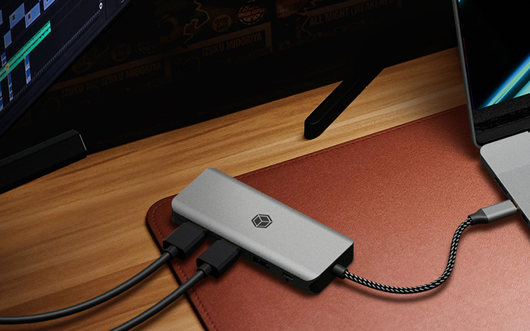 EU Product - Dockingstation IcyBox 9-in-1 mobile USB 3.2 Gen 1 Type-C retail thumbnail