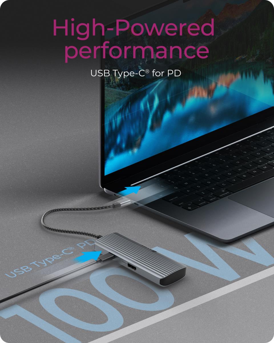 EU Product - Dockingstation 6 in 1 1xHDMI 4K60Hz 4x Usb-A thumbnail