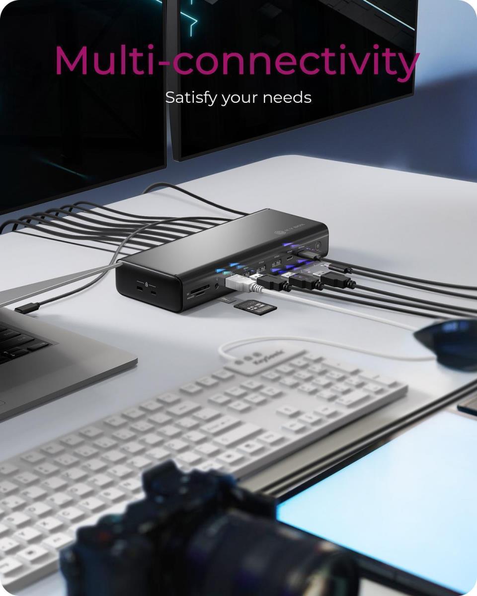 EU Product - Docking Station 17-in-1 USB 3.2 Gen 2 Type-C thumbnail