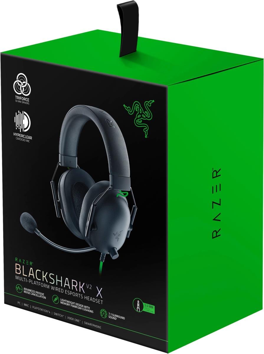 EU Product - Headset BlackShark V2 X 7.1 Gaming black 3,5mm Klinke 7.1-Kanal, ohrumschlie�end thumbnail