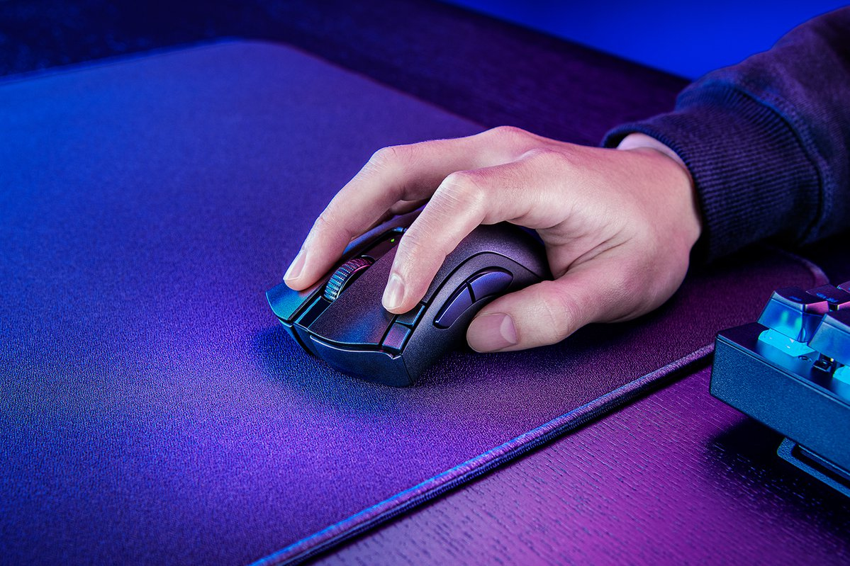 EU Product - Mouse DeathAdder V2 X HyperSpeed Gaming black f�r Rechtsh�nder, Kabelgebunden, ultra leicht thumbnail