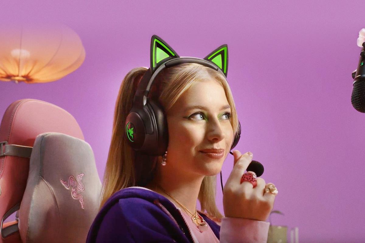 KRAKEN KITTY V2 HEADSET BLACK thumbnail