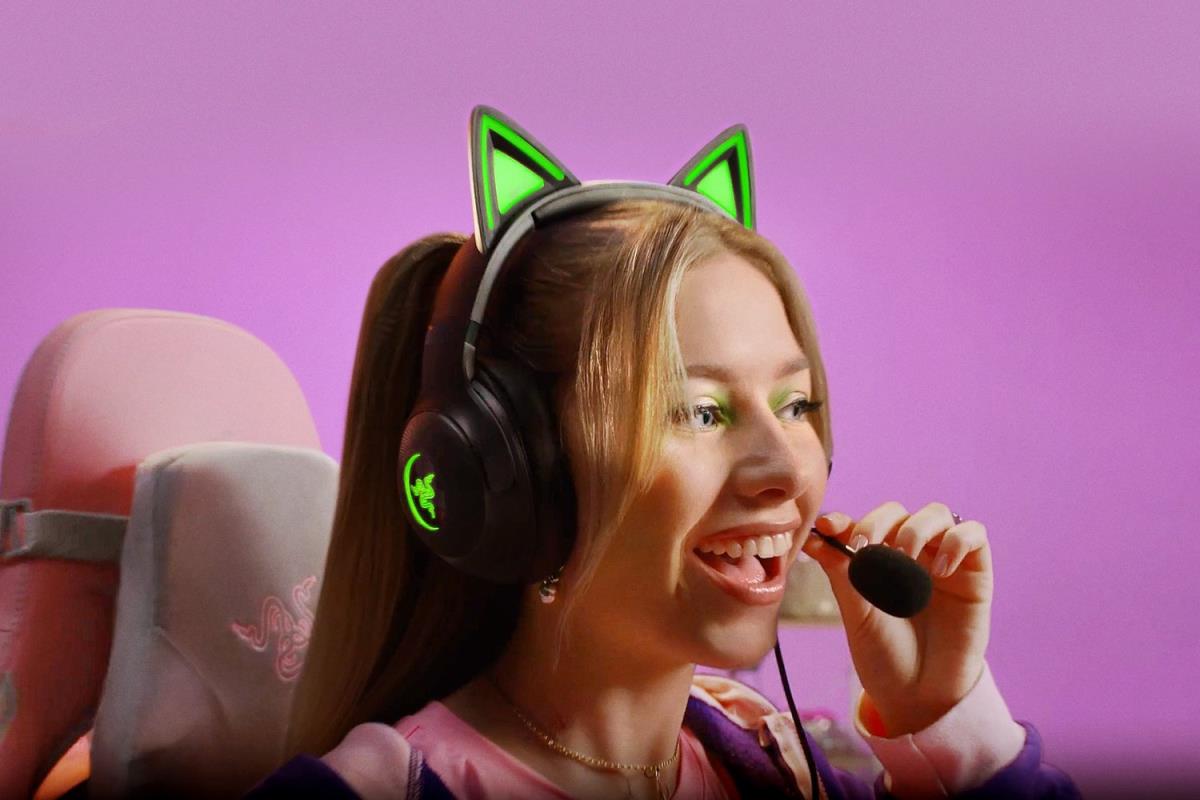 KRAKEN KITTY V2 HEADSET BLACK thumbnail