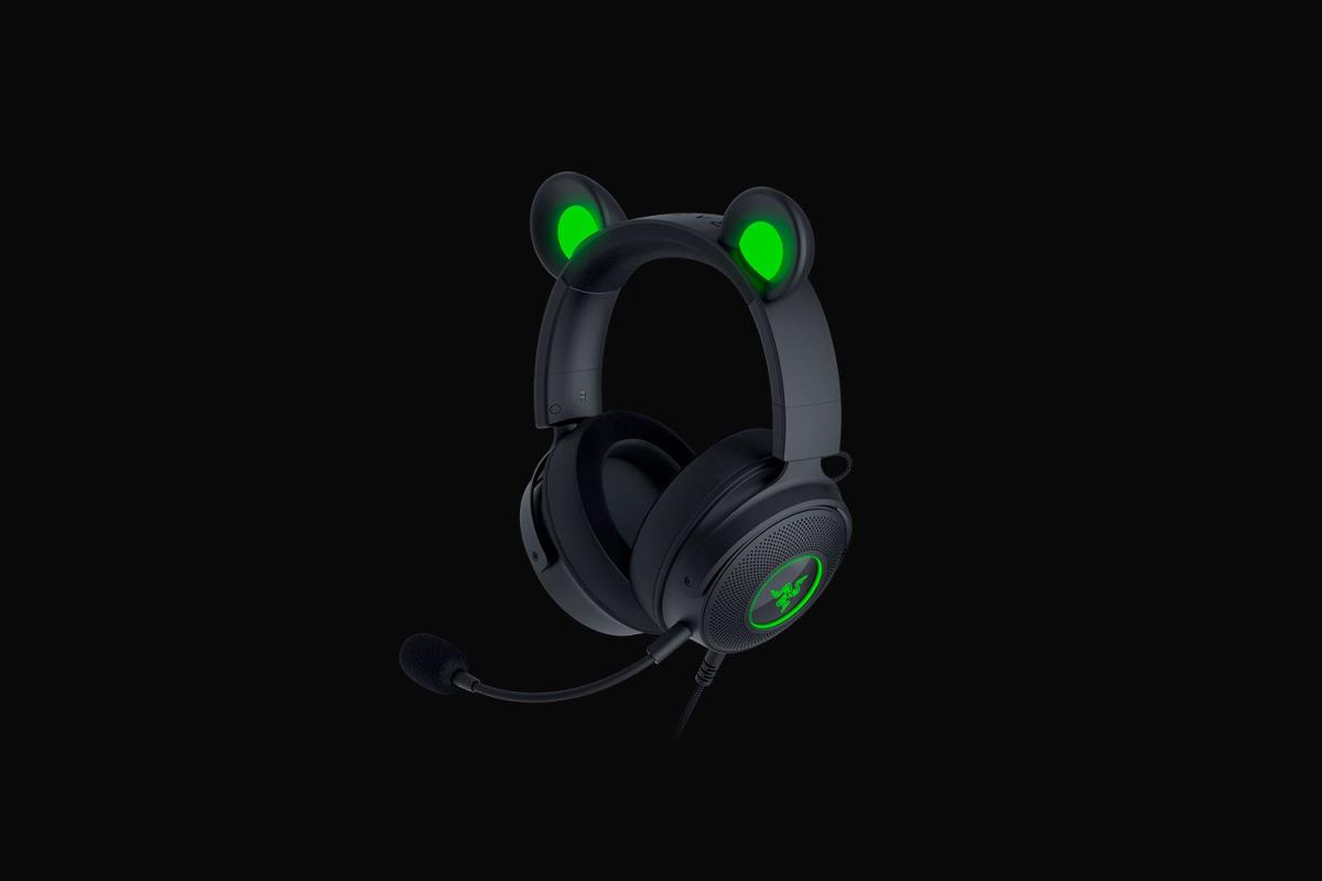 KRAKEN KITTY PRO V2 HEADSET BLACK thumbnail