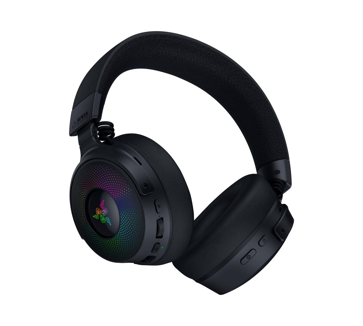 Kraken V4 PRO - Headset - full size - Bluetooth / 2.4 GHz radio frequency - wireless, wired - USB-A, 3.5 mm jack thumbnail