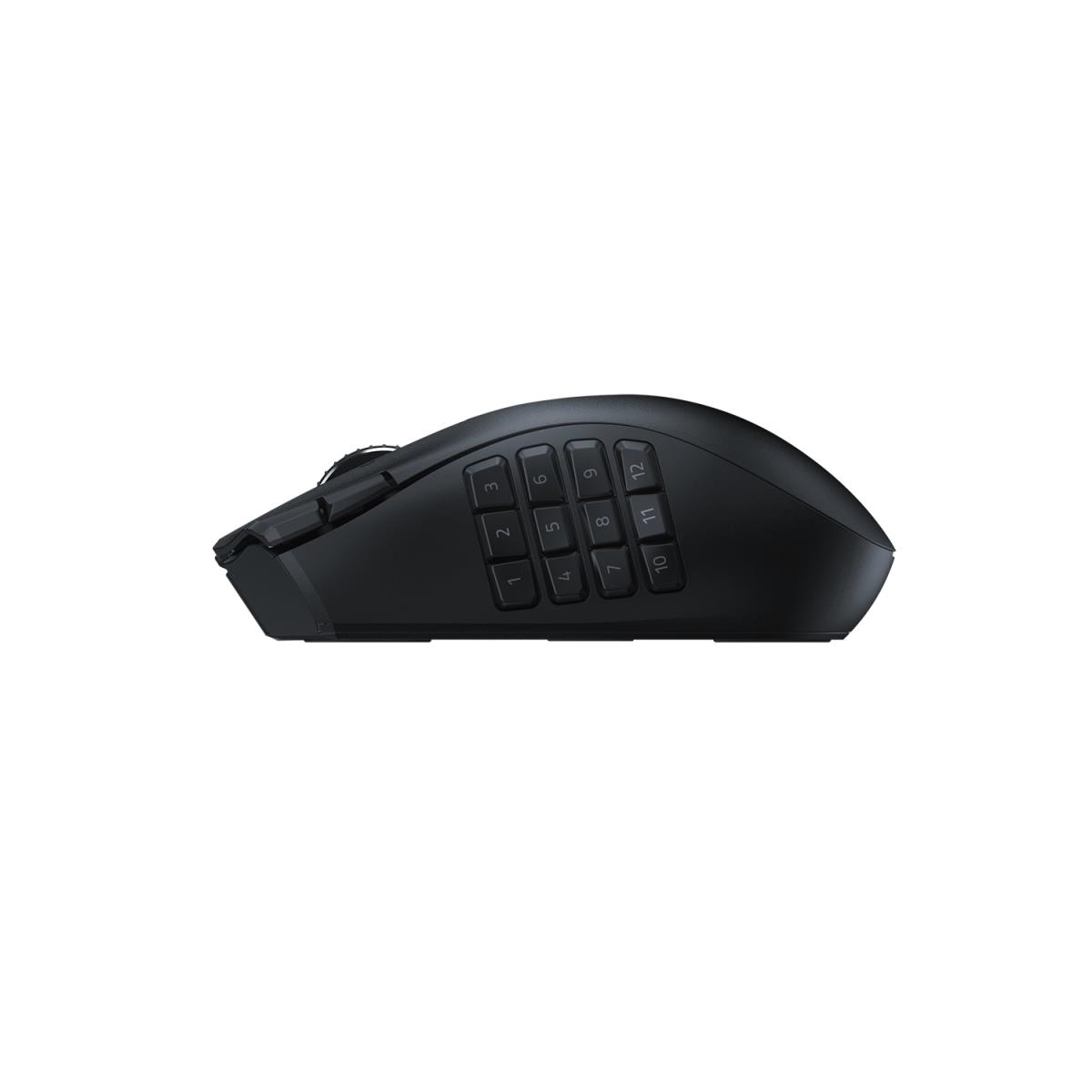 Naga V2 HyperSpeed - Mouse - ergonomic - right-handed - optical - 21 buttons - wireless - Bluetooth, 2.4 GHz - USB wireless receiver thumbnail