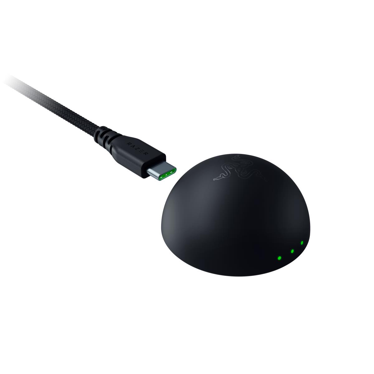 DeathAdder V4 Pro - Mouse - ergonomic - right-handed - optical - 6 buttons - wireless, wired - USB - black thumbnail