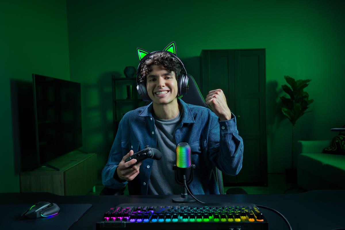 KRAKEN KITTY V3 PRO HEADSET BLACK thumbnail