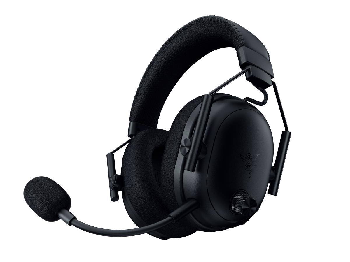 BlackShark V3 Pro - Headset - 7.1.4 channel - full size - Bluetooth / 2.4 GHz radio frequency - wireless, wired - active noise cancelling - 3.5 mm jack, USB-A - noise isolating - black thumbnail