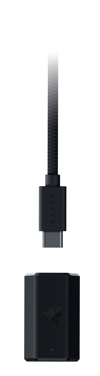 BlackShark V3 Pro - Headset - 7.1.4 channel - full size - Bluetooth / 2.4 GHz radio frequency - wireless, wired - active noise cancelling - 3.5 mm jack, USB-A - noise isolating - black thumbnail