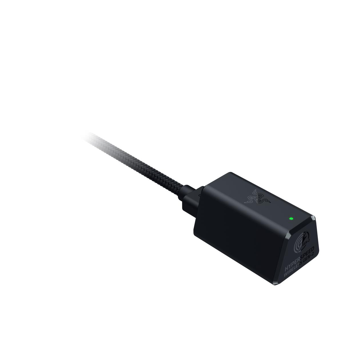 BlackShark V3 Pro - Headset - 7.1.4 channel - full size - Bluetooth / 2.4 GHz radio frequency - wireless, wired - active noise cancelling - 3.5 mm jack, USB-A - noise isolating - black thumbnail