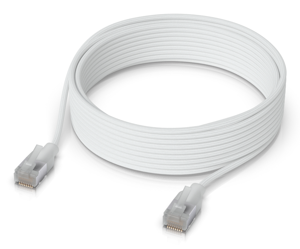 EU Product - Ubiquiti Patch-Kabel 8m CAT6A UACC-CABLE-PATCH-EL-C6A-8M-W 8m UniFi Etherlighting Patch Cable (max. 10 GbE) thumbnail