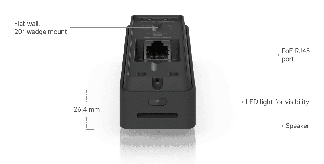 UniFi Protect UVC-Doorbell-Lite (Black) thumbnail