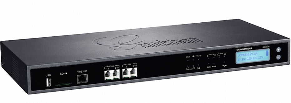 EU Product - Grandstream Networks UCM6510 Private Branch Exchange (PBX) system 2000 user(s) IP Centrex (hosted/vi thumbnail